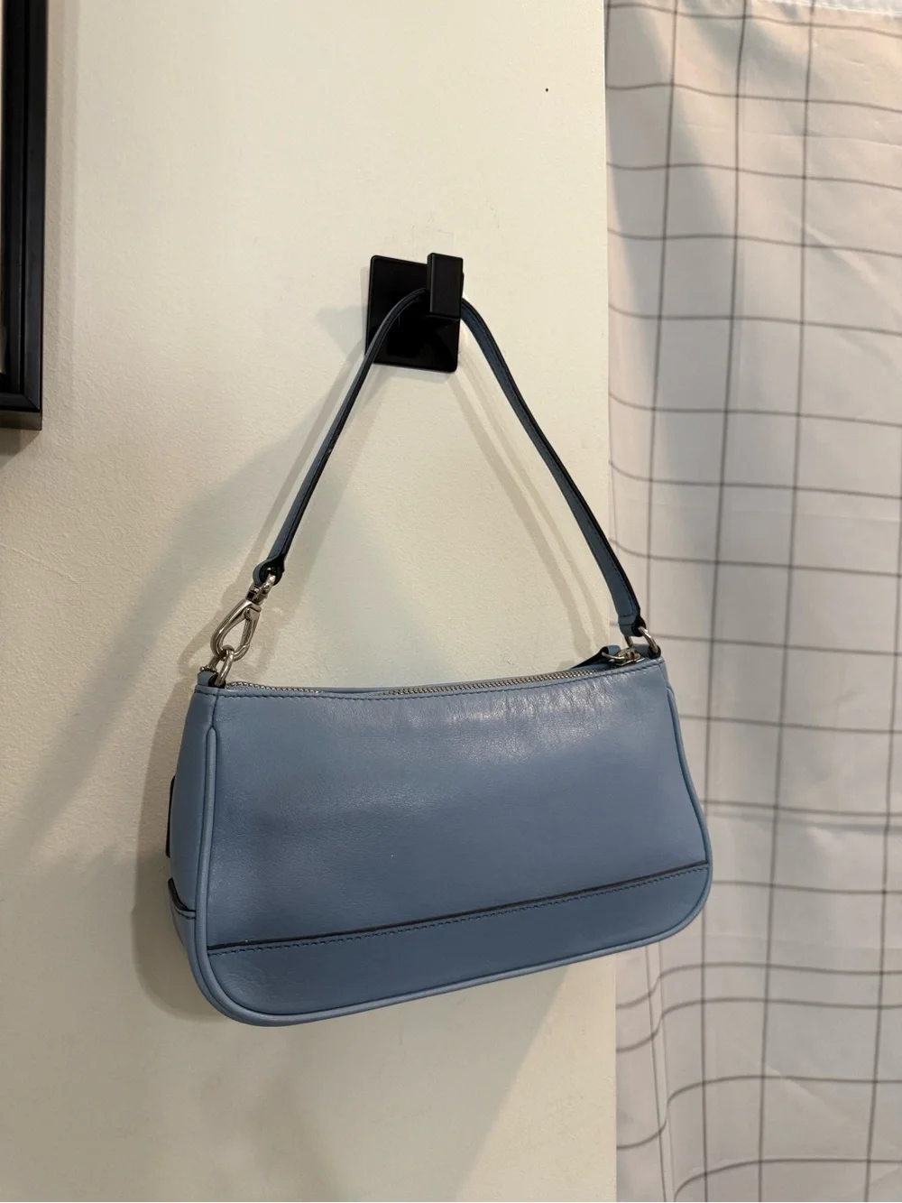 ULTRA RARE! Coach (2003) Hampton Demi Clip Shoulder Bag- Baby Blue